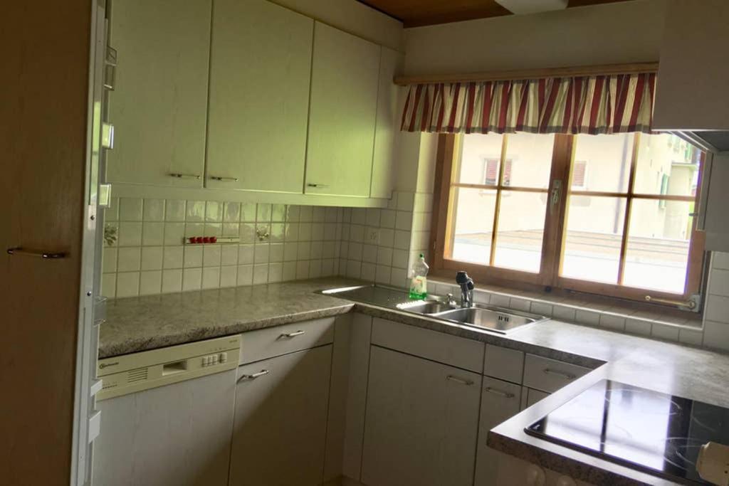 Ferienwohnung Uf Z`Enisch Klosters-Serneus Exterior foto